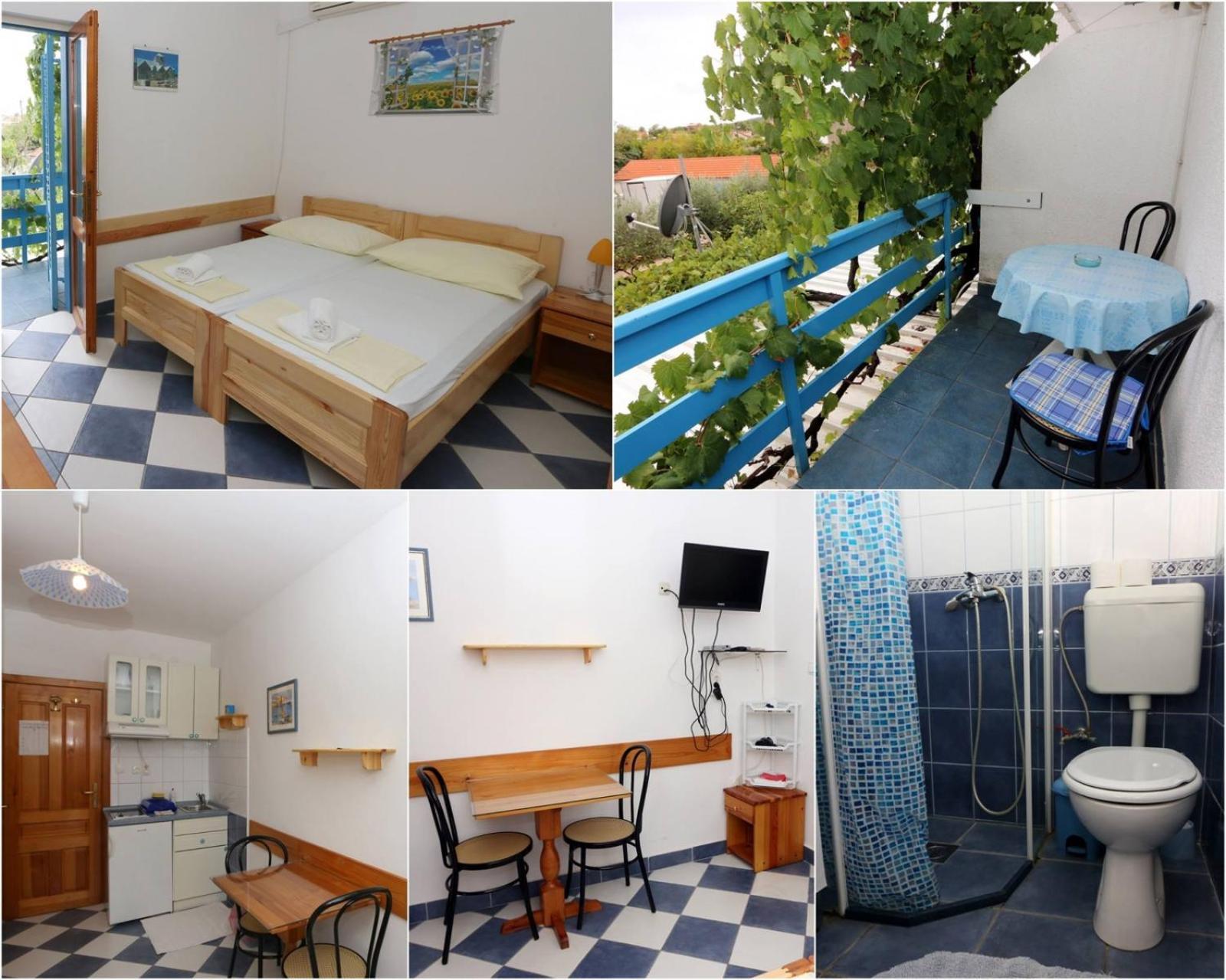 Apartman In With Sea View, Balcony, Air Conditioning, Wifi 3560-4